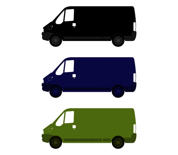 Τα φορτηγά που απεικονίζεται σε λευκό φόντο — Φωτογραφία Αρχείου