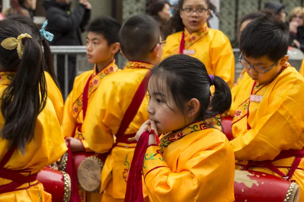 Parada de Anul Nou Chinezesc, Paris, Franța . — Fotografie, imagine de stoc