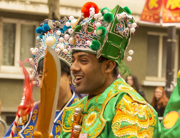 Parada de Anul Nou Chinezesc, Paris, Franța . — Fotografie, imagine de stoc