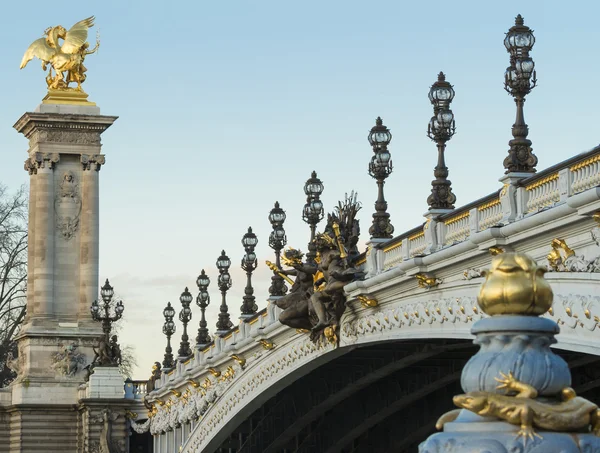 El puente de Alexandre III . —  Fotos de Stock