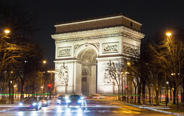 O Arco do Triunfo, Paris, França . — Fotografia de Stock