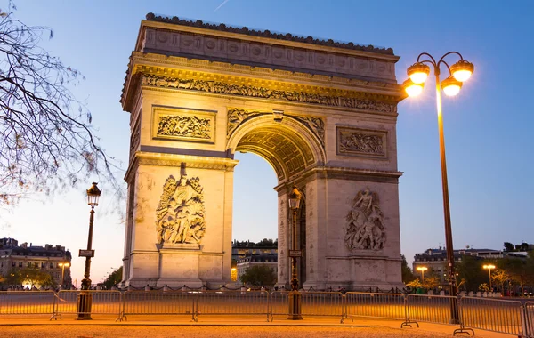 The Triumphal Arch, Paris, France. Royalty Free Stock Photos