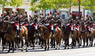 Zafer günü worl anma sırasında Cumhuriyet Muhafızları