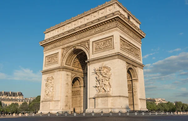 O Arco do Triunfo, Paris, França . — Fotografia de Stock