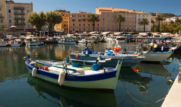 The fishing port of Ajaccio, Corsica, France. — Stock Photo, Image