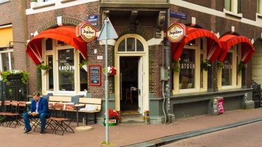 Geleneksel Hollanda Cafe Katoen, Amsterdam.