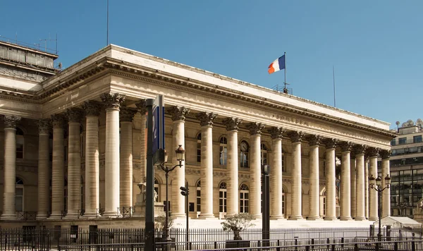 Paris Bourse-Brongniart palace. — Zdjęcie stockowe