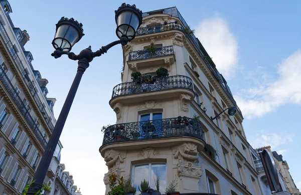 Traditional French House Typical Balconies Windows Paris France — Stock Photo, Image