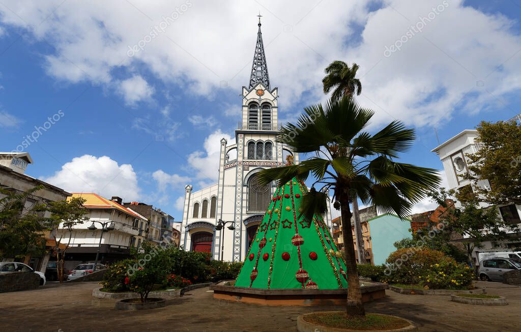 Catedral de San Luis, Fort de France, en la isla caribeña francesa de