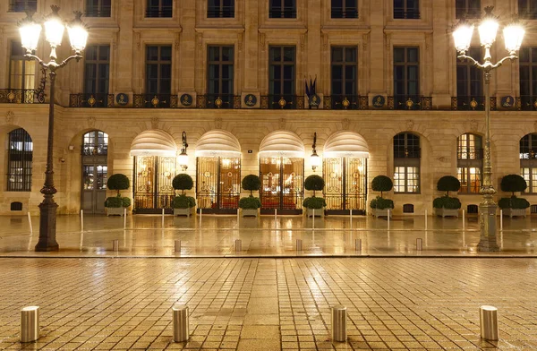 Paryż Francja Lutego 2020 Ritz Paris Hotel Centrum Paryża Widokiem — Zdjęcie stockowe