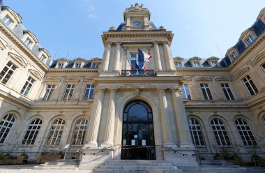 Town Hall of the Third district of Paris is a city or town hall that was built from 1864 until 1867. Paris. France.