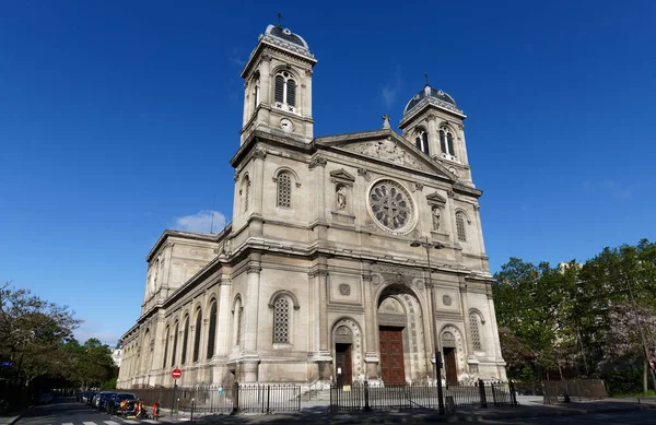 Kyrkan Saint Francois Xavier Sett Utifrån Boulevard Des Invalides Paris — Stockfoto