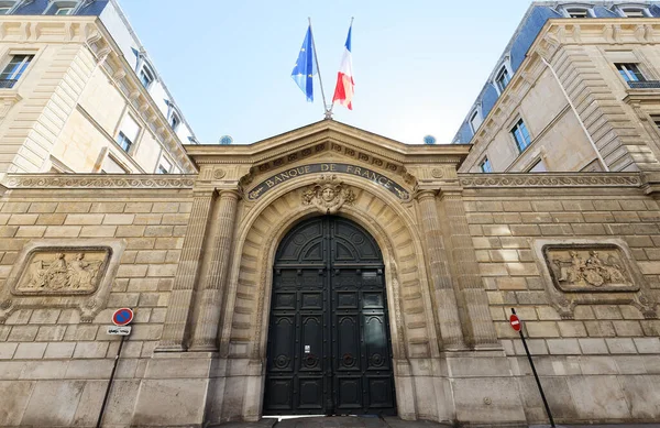 Banque France 1880 Jest Bankiem Centralnym Francji Jest Powiązany Europejskim — Zdjęcie stockowe