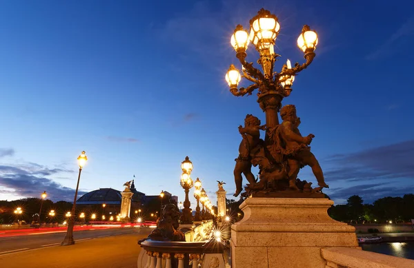 Ponte Alexandre Iii Offerto Alla Francia Dallo Zar Alexandre Iii — Foto Stock