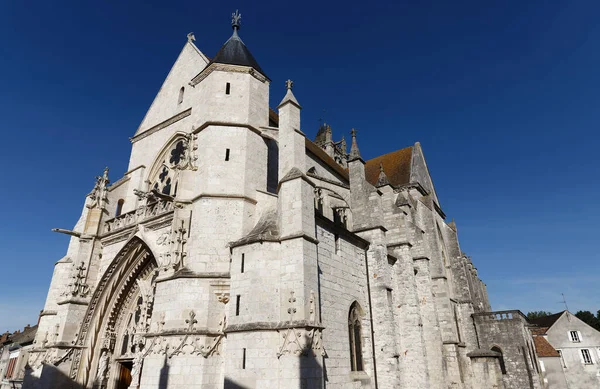 Iglesia Notre Dame Moret Sur Loing Moret Sur Loing Una —  Fotos de Stock