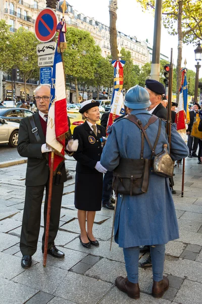 Os veteranos franceses — Fotografia de Stock