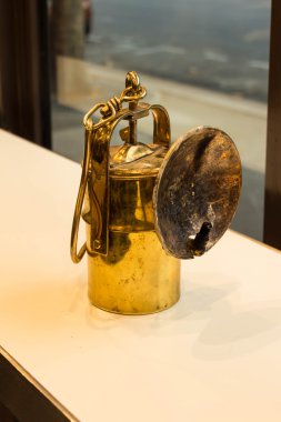 Vintage madenci ışık.