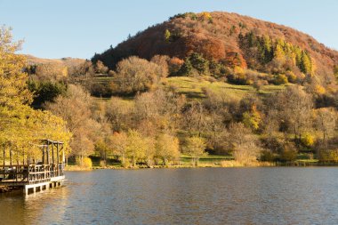Cascades Gölü, Auvergne bölge, Fransa.