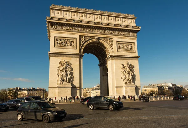 Триумфальная арка, Париж, Франция . — стоковое фото