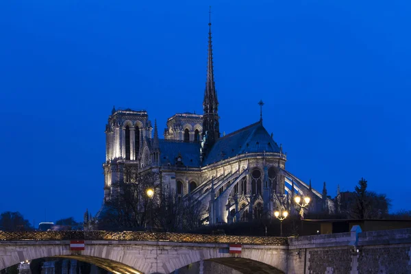 De kathedraal Notre Dame van Parijs. — Stockfoto