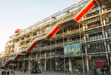 The George Pompidou center, Paris, France.