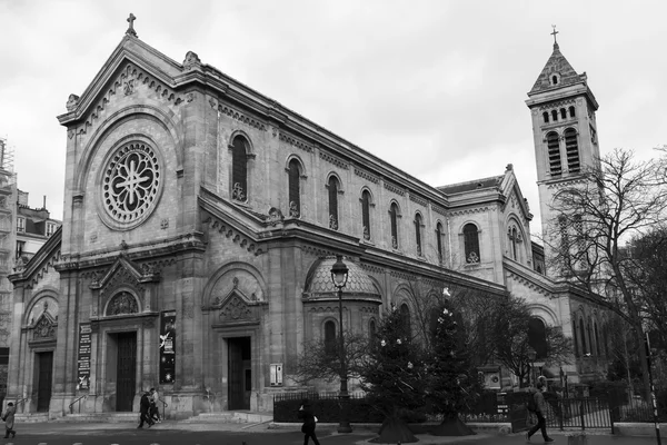 The church Notr Dame des Champs, Paris, France. — Stock Photo, Image