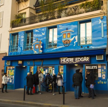 Paris, Fransa'da Edgar tiyatro.