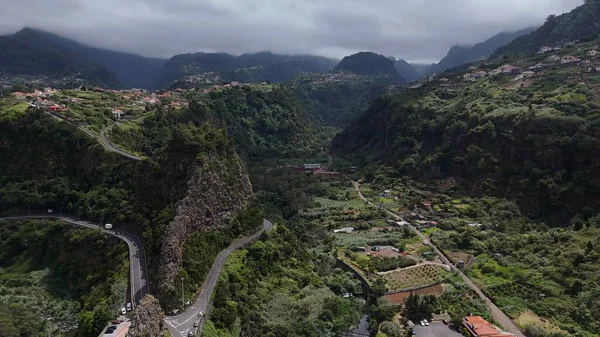 Madeira köyünün havadan görünüşü