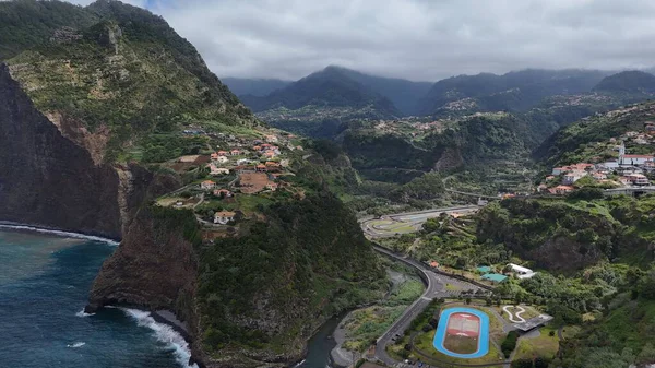 Madeira köyünün havadan görünüşü