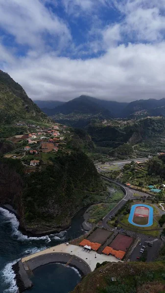 madeira Adası havadan görünümü