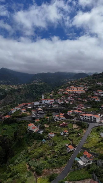 Madeira köyünün havadan görünüşü