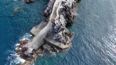 Madeira plajının havadan görünüşü