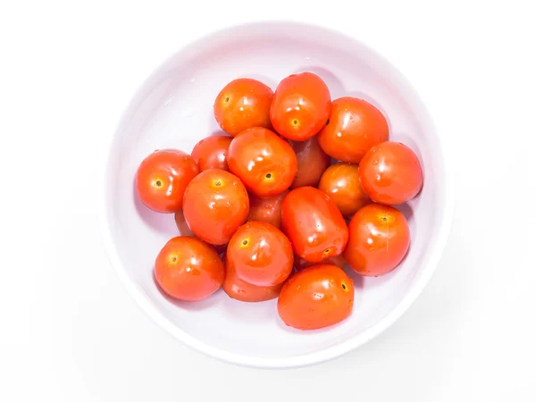 Tomate cereja vermelho — Fotografia de Stock