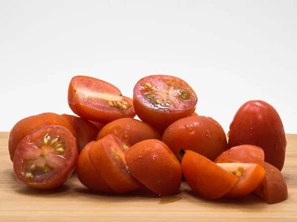 Kırmızı kiraz domates — Stok fotoğraf