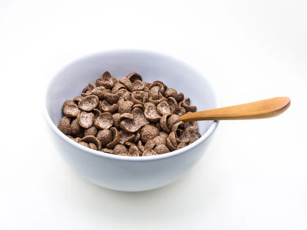 Cereales en golpe blanco — Foto de Stock