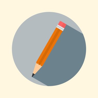 gri arka plan üzerinde kalem