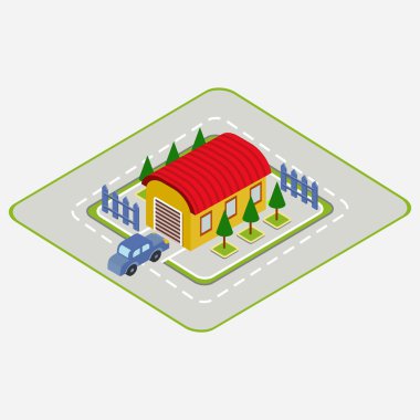 otometrik araba garaja sürücüler