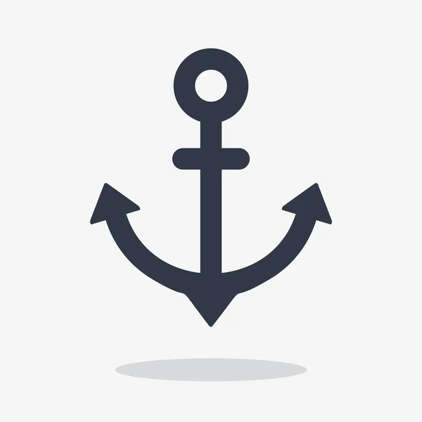 Vector anchor icon — Stock Vector