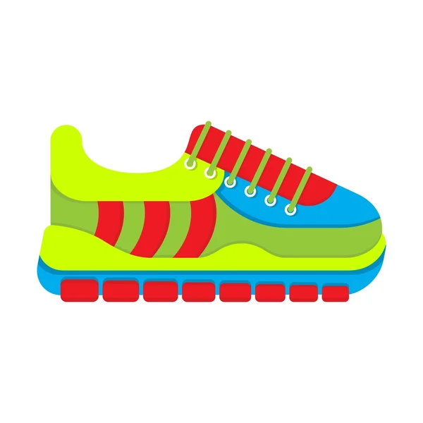 Colore scarpe da ginnastica alla moda — Vettoriale Stock