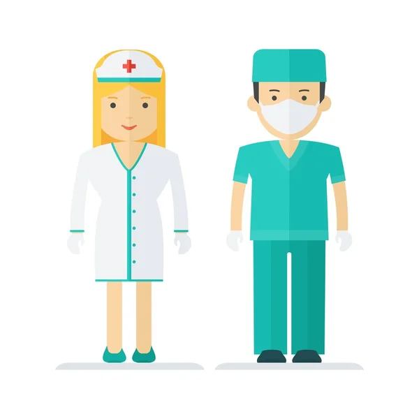 Ιατρικό προσωπικό του επαγγέλματος — Διανυσματικό Αρχείο