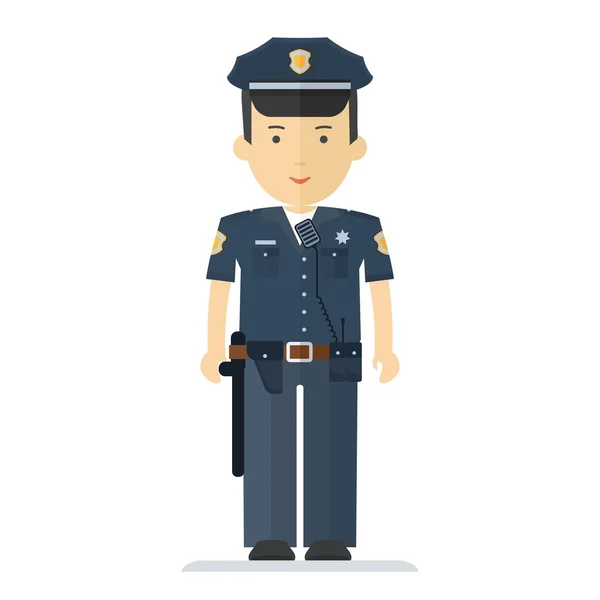 Polícia characner — Vetor de Stock