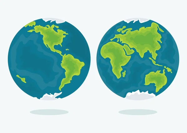 Planeta Terra ícone —  Vetores de Stock