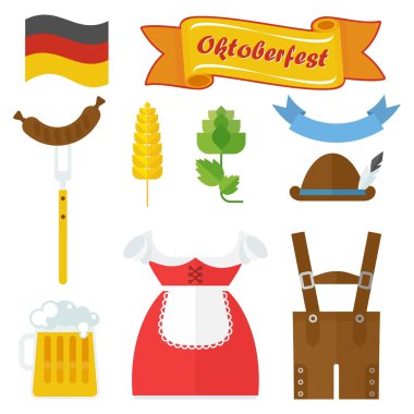 Oktoberfest vektör simgesi