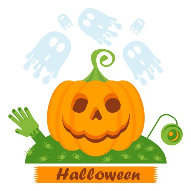 vektör helloween poster