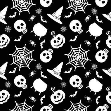 cadılar bayramı desen beyaz