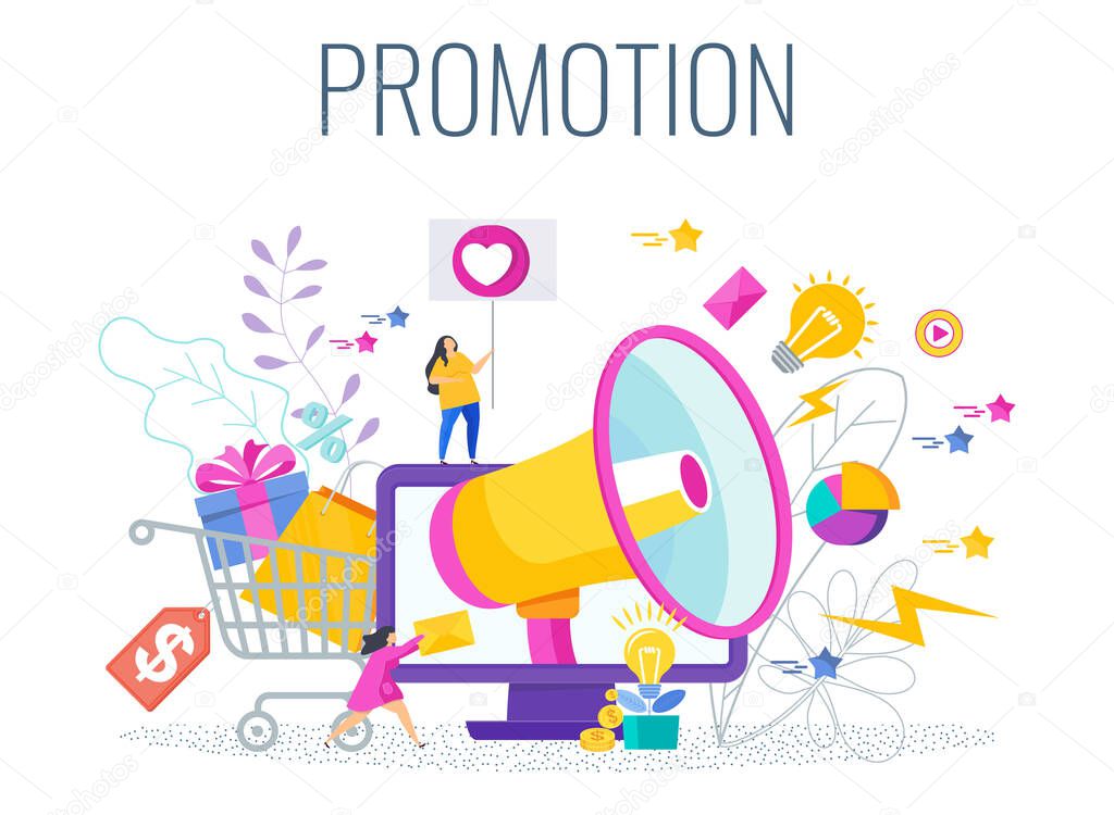 Promoters advertise a company or product to a target audience in the market.