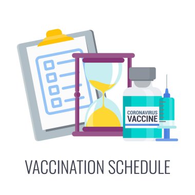 Öncelikli nüfus için aşı takvimi. Şırınga ve doz aşı