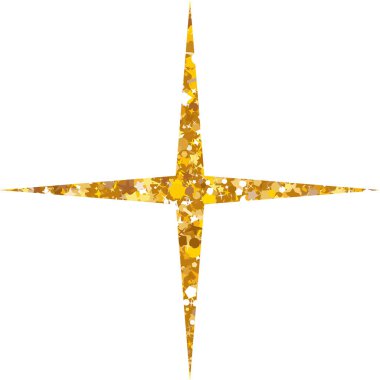 Vektör lüks altın yıldız. Beğeni, ödül ve rütbe.