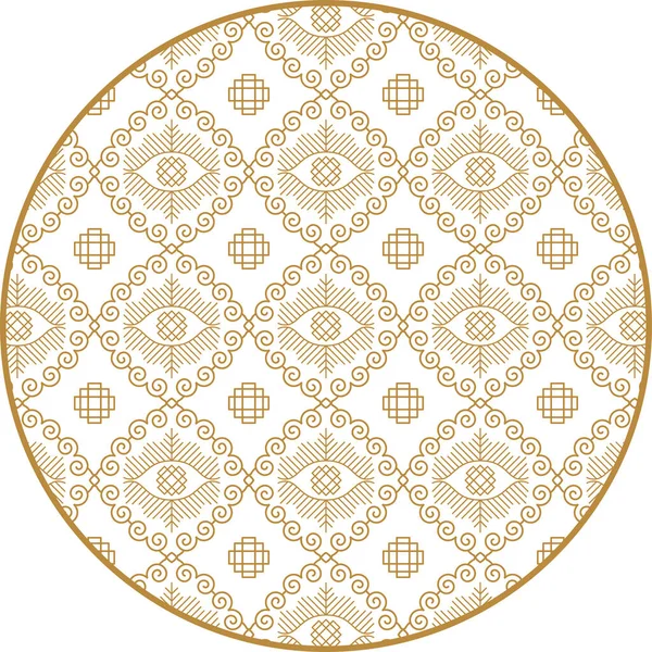 Éléments de décoration chinois. Cadre, bordure ou carreaux avec motifs. — Image vectorielle