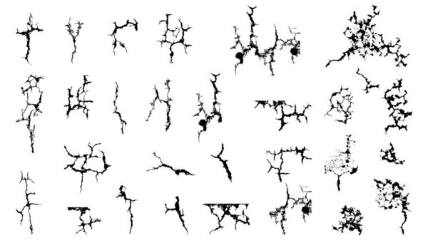 Grunge bright neon background. Green scuffs on a black wall.